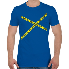 PRINTFASHION police-line - Férfi póló - Királykék férfi póló