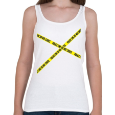 PRINTFASHION police-line - Női atléta - Fehér női trikó