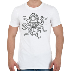 PRINTFASHION Polip - Férfi póló - Fehér