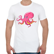 PRINTFASHION polip - Férfi póló - Fehér