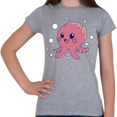 PRINTFASHION Polip - Női póló - Sport szürke