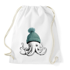 PRINTFASHION Polip - Sportzsák, Tornazsák - Fehér tornazsák