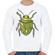 PRINTFASHION Poloska - Férfi pulóver - Fehér