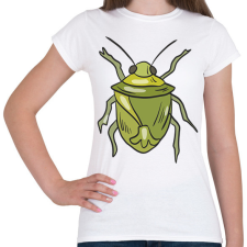 PRINTFASHION Poloska - Női póló - Fehér női póló