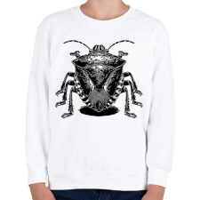 PRINTFASHION Poloska rajz - Gyerek pulóver - Fehér gyerek pulóver, kardigán