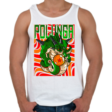 PRINTFASHION POLUNGA - DBZ - Férfi atléta - Fehér atléta, trikó
