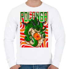 PRINTFASHION POLUNGA - DBZ - Férfi pulóver - Fehér férfi pulóver, kardigán