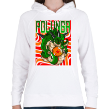 PRINTFASHION POLUNGA - DBZ - Női kapucnis pulóver - Fehér női pulóver, kardigán