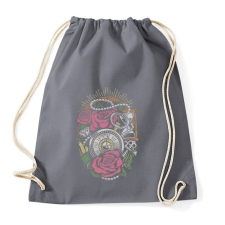 PRINTFASHION Pontos idő  - Sportzsák, Tornazsák - Grafitszürke tornazsák