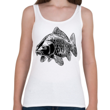 PRINTFASHION ponty - Női atléta - Fehér női trikó