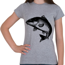 PRINTFASHION ponty - Női póló - Sport szürke női póló