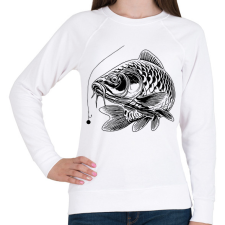 PRINTFASHION ponty - Női pulóver - Fehér női pulóver, kardigán