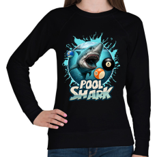 PRINTFASHION Pool Shark 2 - Női pulóver - Fekete