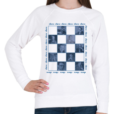 PRINTFASHION Popular chess players - Női pulóver - Fehér