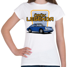PRINTFASHION porsce - Női póló - Fehér