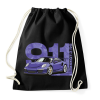 PRINTFASHION PORSCHE 911 GT3 RS - Sportzsák, Tornazsák - Fekete