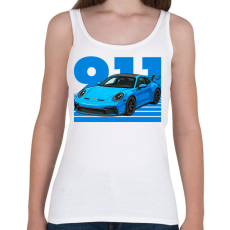 PRINTFASHION Porsche 911 - Női atléta - Fehér