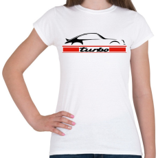 PRINTFASHION Porsche 911 turbo - Női póló - Fehér