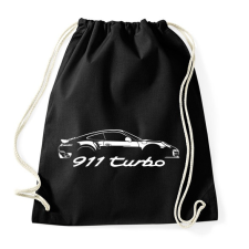PRINTFASHION Porsche 911 turbo - Sportzsák, Tornazsák - Fekete tornazsák