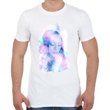 PRINTFASHION portré - Férfi póló - Fehér férfi póló