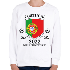 PRINTFASHION Portugal 2022 - Gyerek pulóver - Fehér gyerek pulóver, kardigán