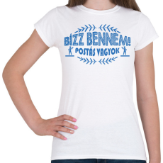 PRINTFASHION Postás vagyok - Női póló - Fehér