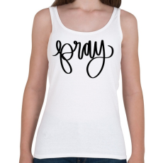 PRINTFASHION Pray - Női atléta - Fehér