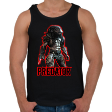 PRINTFASHION PREDATOR - Férfi atléta - Fekete atléta, trikó