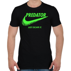 PRINTFASHION Predator - Férfi póló - Fekete