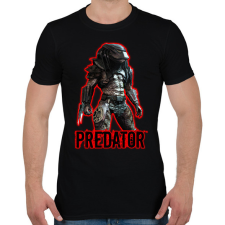 PRINTFASHION PREDATOR  - Férfi póló - Fekete férfi pulóver, kardigán