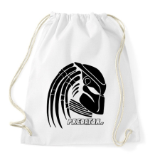 PRINTFASHION Predator head - Sportzsák, Tornazsák - Fehér tornazsák