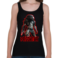 PRINTFASHION PREDATOR  - Női atléta - Fekete női trikó