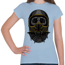 PRINTFASHION Predator sisak - Női póló - Világoskék