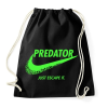 PRINTFASHION Predator - Sportzsák, Tornazsák - Fekete