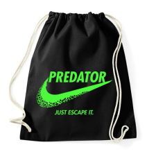 PRINTFASHION Predator - Sportzsák, Tornazsák - Fekete tornazsák