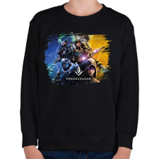 PRINTFASHION Predecessor game  - Gyerek pulóver - Fekete gyerek pulóver, kardigán
