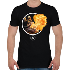 PRINTFASHION Predecessor - Iggy and Scorch - Férfi póló - Fekete férfi póló