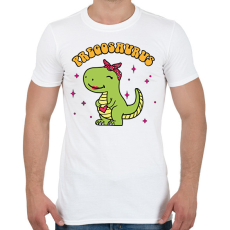 PRINTFASHION Pregosaurus - Férfi póló - Fehér
