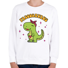 PRINTFASHION Pregosaurus - Gyerek pulóver - Fehér