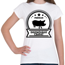 PRINTFASHION Prémium disznóvágók - Női póló - Fehér