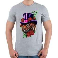 PRINTFASHION Presztízs - Férfi póló - Sport szürke