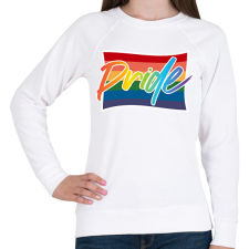 PRINTFASHION pride abstract - Női pulóver - Fehér női pulóver, kardigán