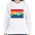 PRINTFASHION pride for - Női kapucnis pulóver - Fehér