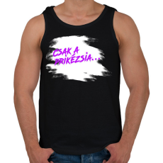 PRINTFASHION Prikézsia - Sötét háttérre - Férfi atléta - Fekete