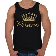 PRINTFASHION Prince  - Férfi atléta - Fekete