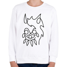 PRINTFASHION Princess Mononoke - Gyerek pulóver - Fehér