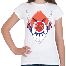 PRINTFASHION Princess Mononoke - Női póló - Fehér