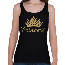 PRINTFASHION Princess  - Női atléta - Fekete női trikó