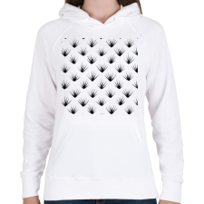 PRINTFASHION Private jungle - Női kapucnis pulóver - Fehér női pulóver, kardigán