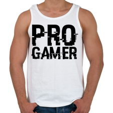 PRINTFASHION PRO GAMER - Férfi atléta - Fehér atléta, trikó